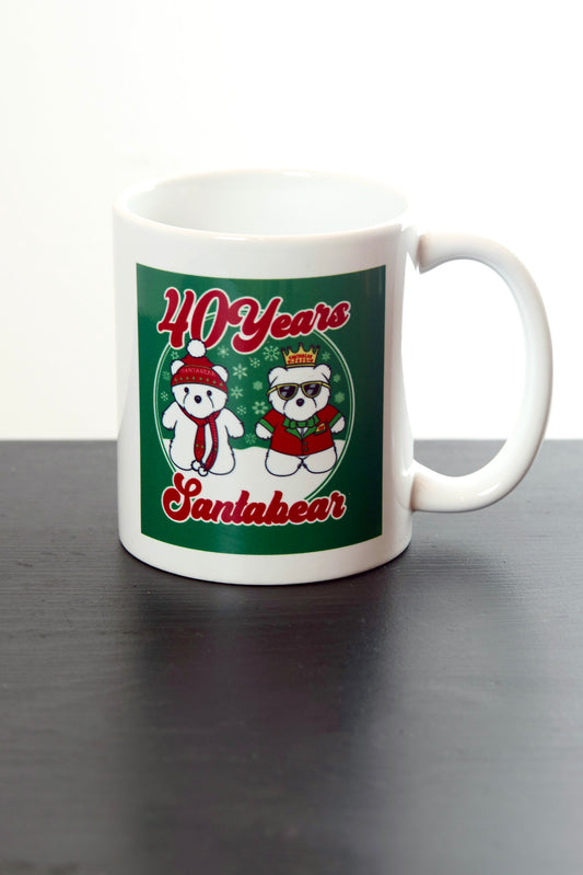 40th Anniversary Santabear coffee mug
